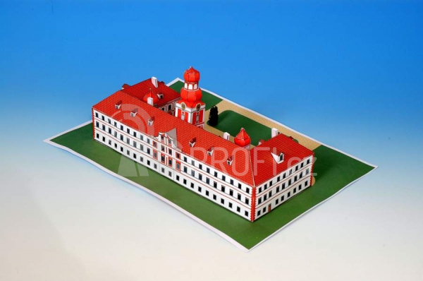 Zámek Mnichovo Hradiště - papírový model 1:350