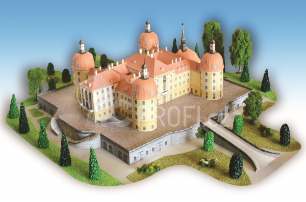 Zámek Moritzburg - papírový model 1:300