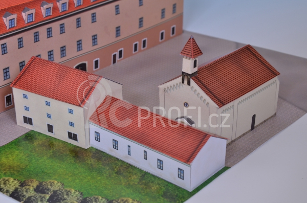 Zámek Žerotínů Val. Meziříčí - papírový model 1:250