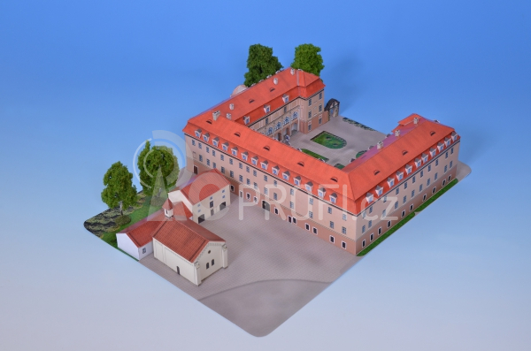 Zámek Žerotínů Val. Meziříčí - papírový model 1:250