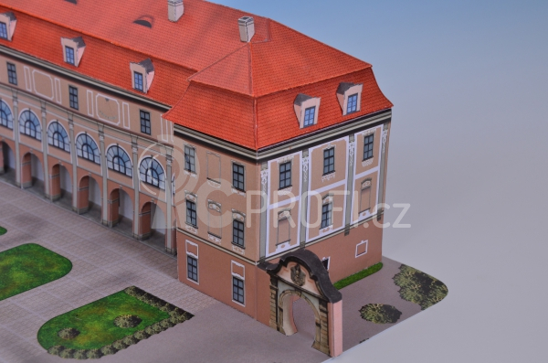 Zámek Žerotínů Val. Meziříčí - papírový model 1:250