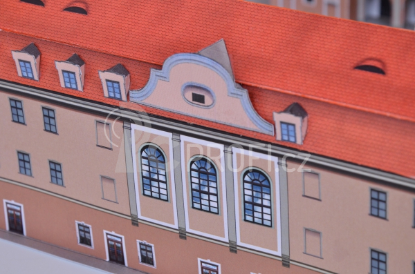 Zámek Žerotínů Val. Meziříčí - papírový model 1:250