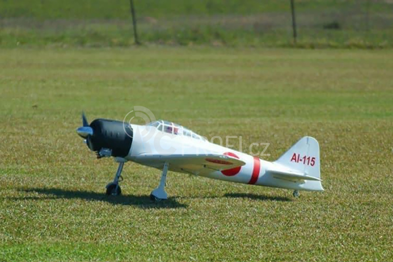 RC letadlo Zero A6M 2,18m (Zatahovací podvozek), bílá
