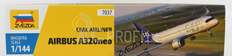 Zvezda Airbus A320 Airbus Airplane 2002 1:144 /