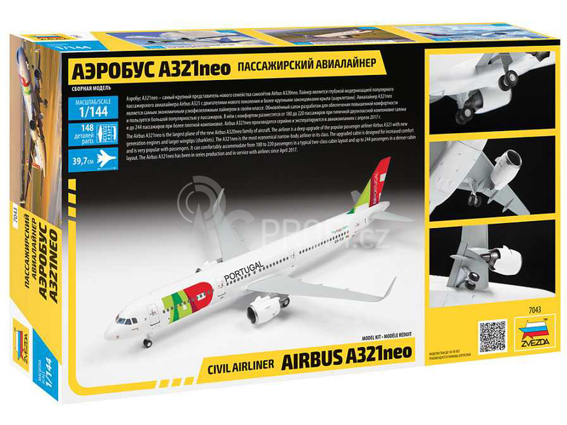 Zvezda Airbus A321neo (1:144)