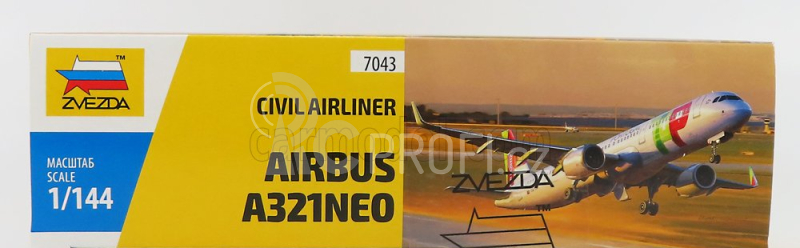 Zvezda Airbus Airbus A321neo Airplane Civil Airliner 2002 1:144 /