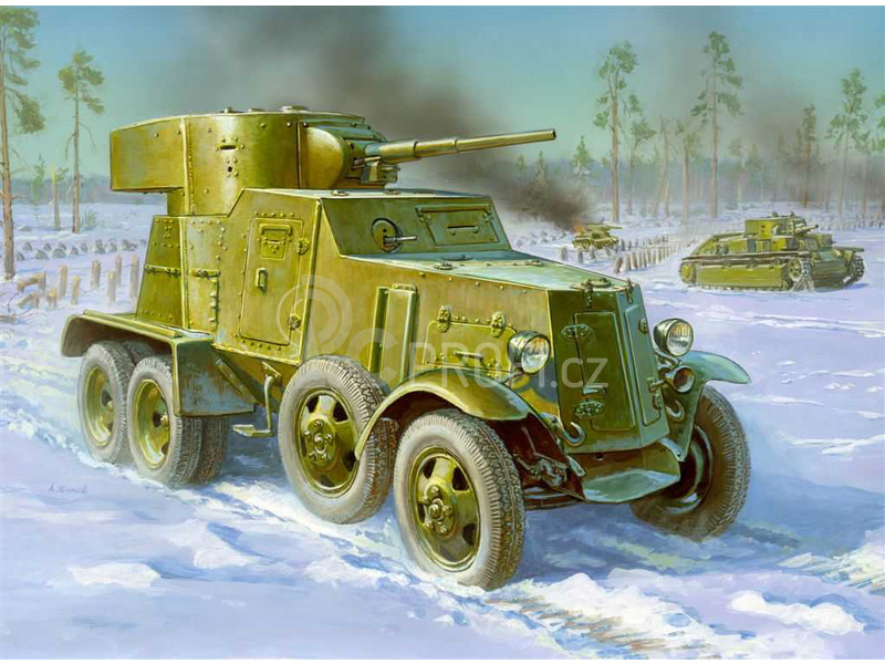 Zvezda BA-3 obrněné vozidlo (1:35)