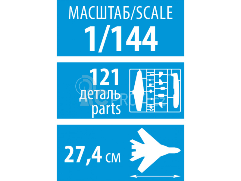 Zvezda Boeing 737-8 MAX (1:144)