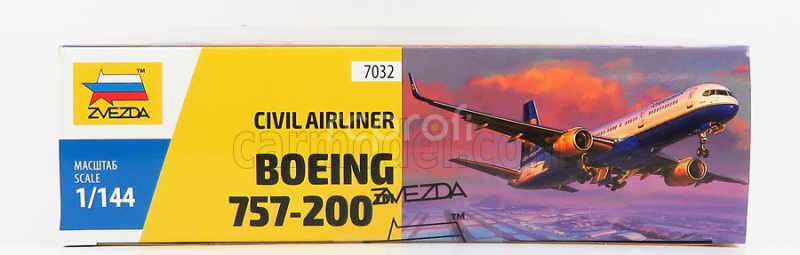 Zvezda Boeing 757-200 Airplane Civil Airliner 1982 1:144 /