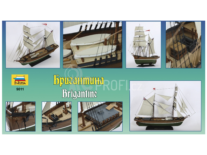 Zvezda britská brigantína (RR) (1:100)