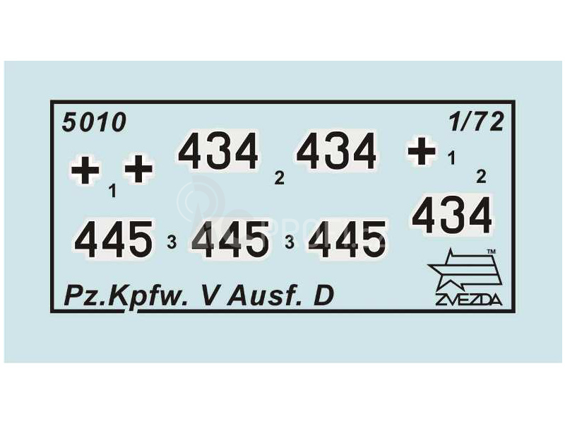 Zvezda Easy Kit Panzerkampfw.V Panther Ausf.D (1:72)