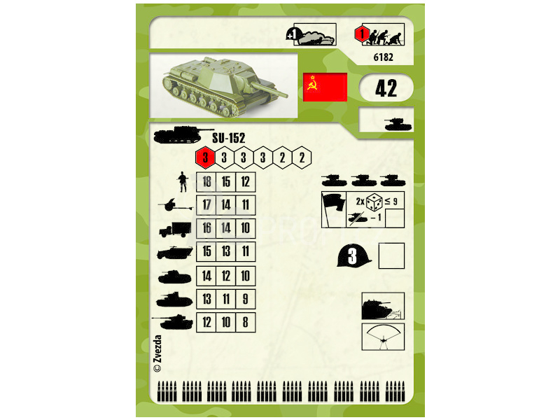 Zvezda Easy Kit Self-propelled Gun SU-152 (1:100)