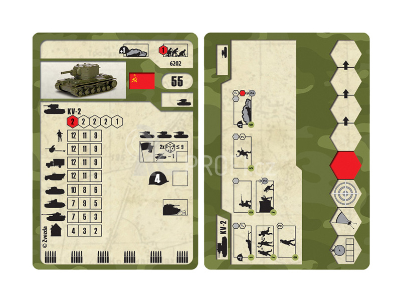 Zvezda Easy Kit Soviet Tank KV-2 (1:100)