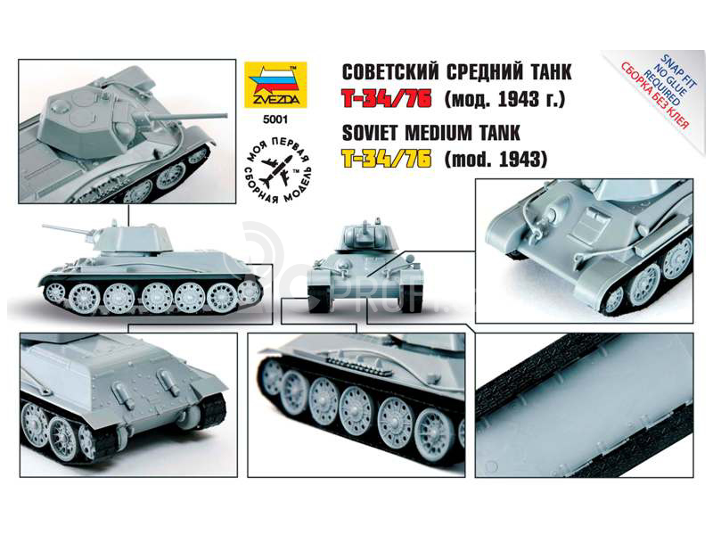 Zvezda Easy Kit T-34/76 (1:72)