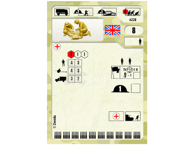 Zvezda figurky British Medic Team (1:72)