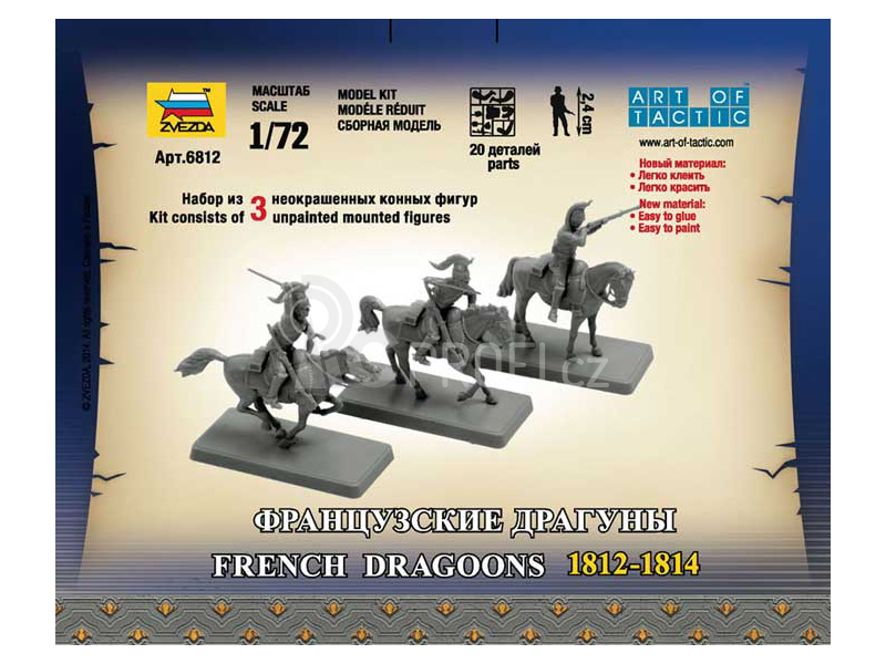 Zvezda figurky French Dragoons (1:72)