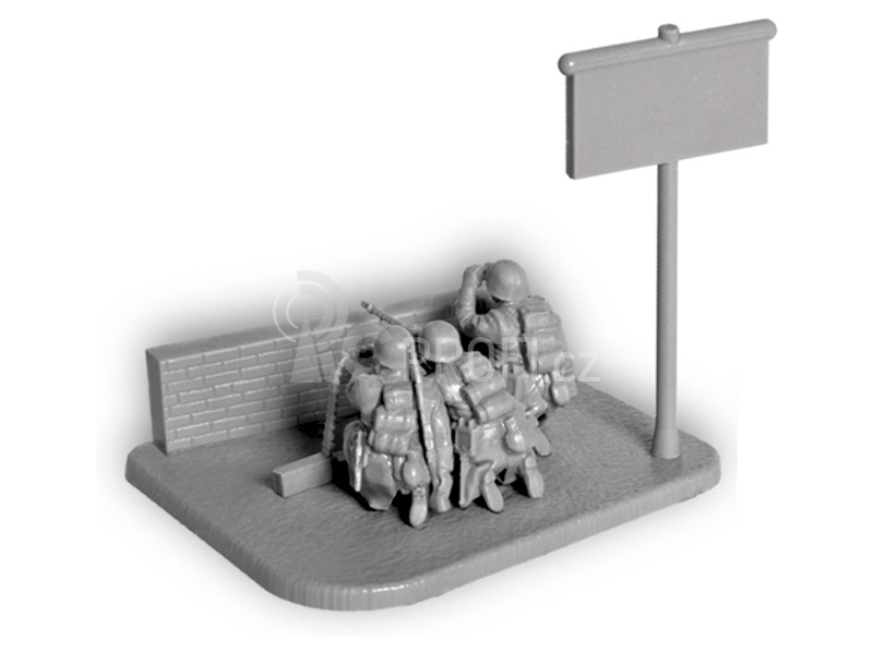 Zvezda figurky Ger. Machine-gun with Crew (Winter Uniform) (1:72)