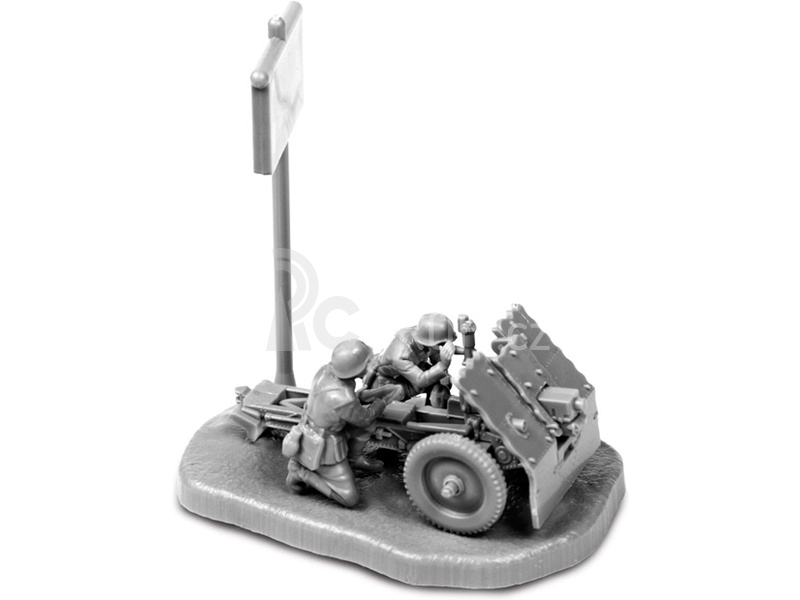 Zvezda figurky - německé pěchotní dělo 75mm (1:72)