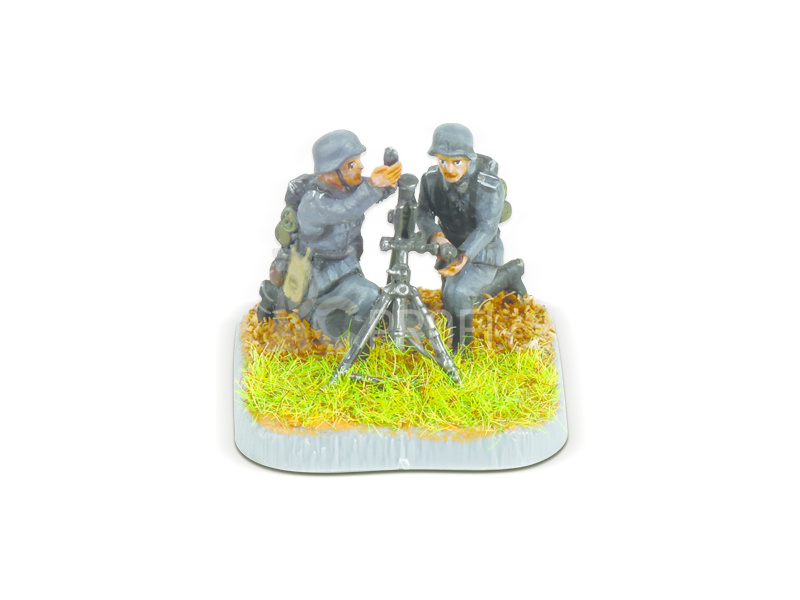 Zvezda figurky - německý minomet 81mm s vojáky (1:72)