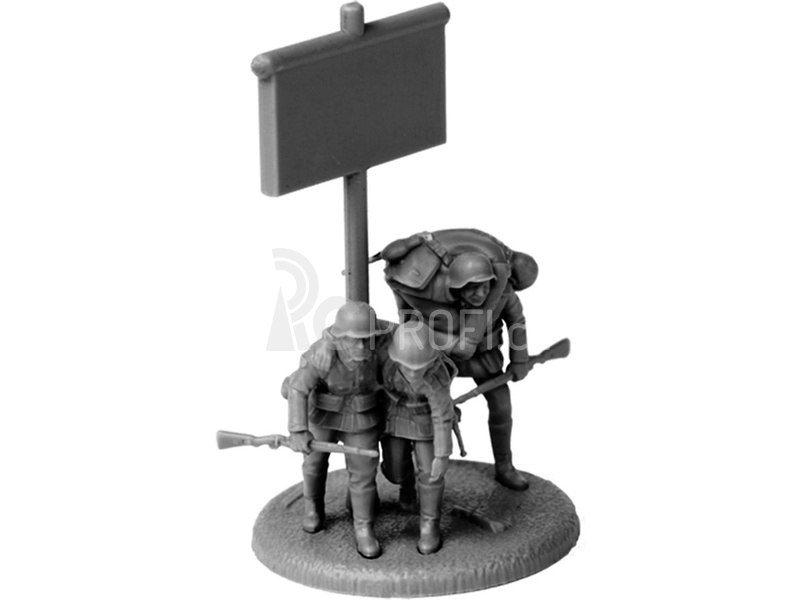 Zvezda figurky - německý zdravotní tým 1941-43 (1:72)