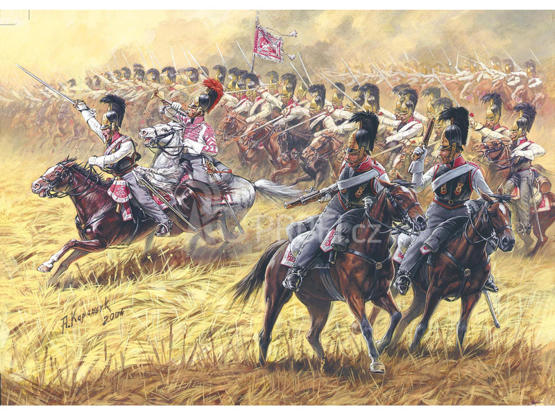 Zvezda figurky Russian Cuirassiers 1812-1815 (1:72)