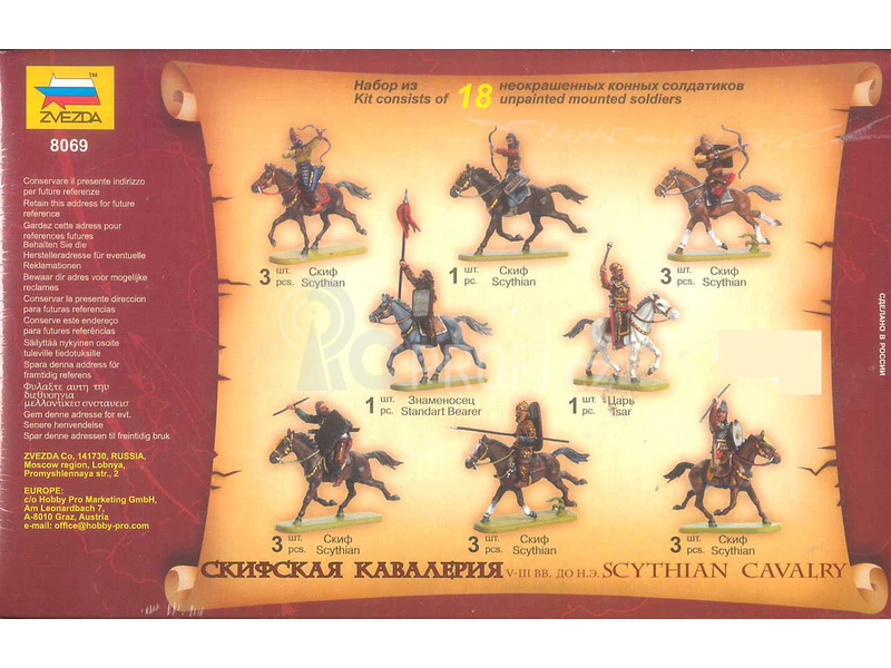 Zvezda figurky Scythian Cavalry (1:72)