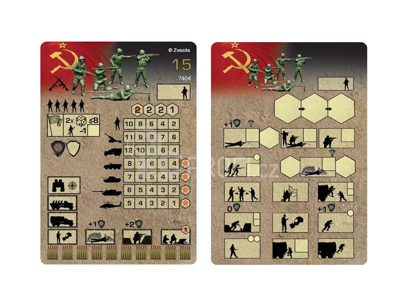 Zvezda figurky Sovětská pěchota (1:72)