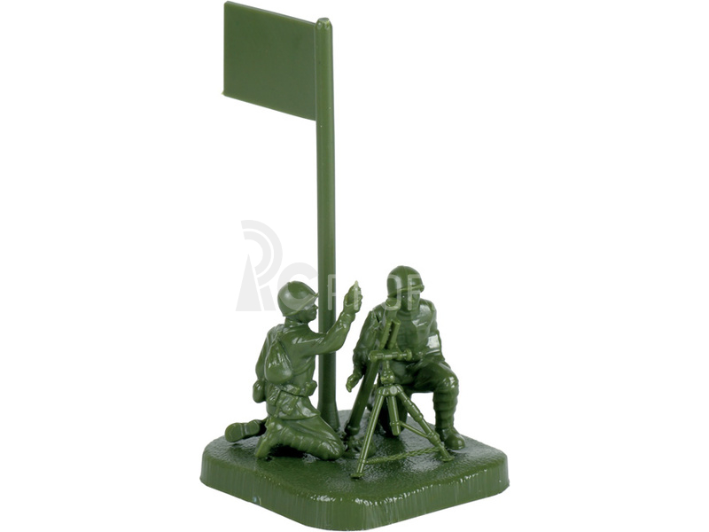 Zvezda figurky - sovětský 82mm minomet s vojáky (1:72)