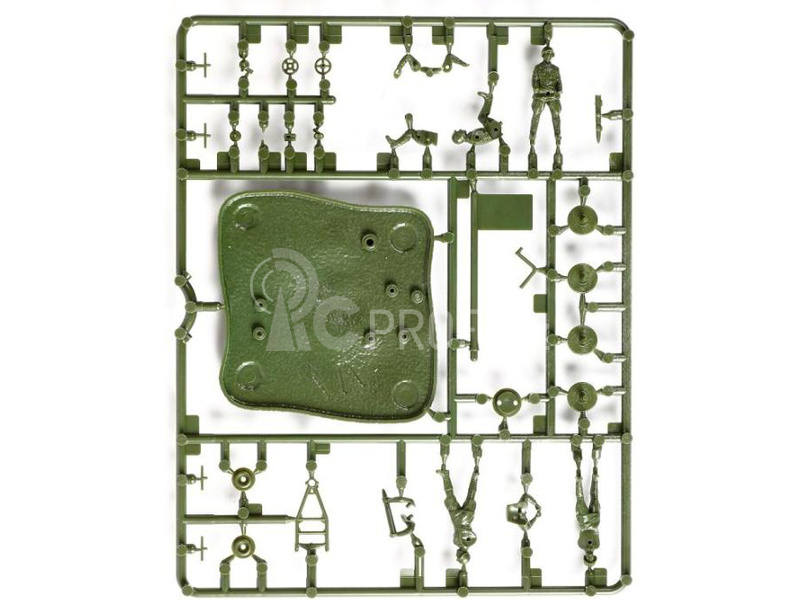 Zvezda figurky - sovětský protiletadlový kanon 85mm (1:72)
