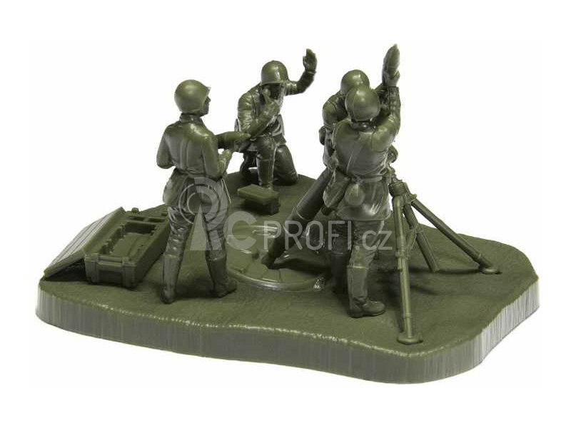 Zvezda figurky - Soviet 120mm Mortar w/Crew (1:72)