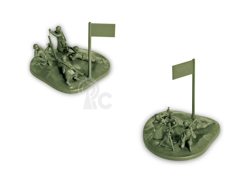 Zvezda figurky Soviet 82mm Mortar with Crew (Winter Unif.) (1:72)