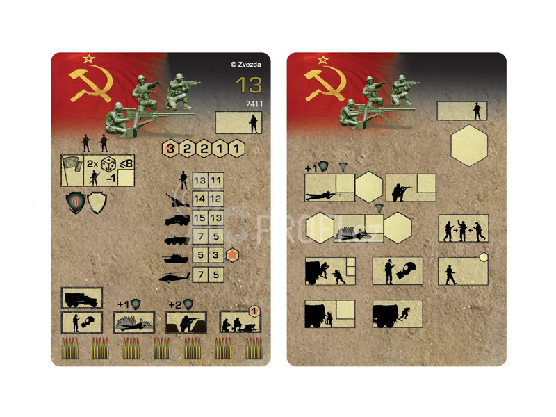 Zvezda figurky Soviet Machine gun 