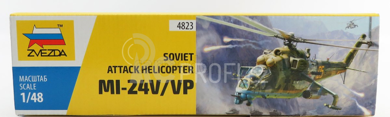 Zvezda Helicopter Mi-24b Soviet Attak 2009 1:48 /