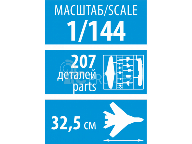 Zvezda Iljušin IL-76 TD Emercom (1:144)