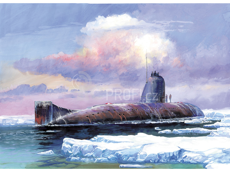 Zvezda jaderná ponorka K-3 Leninskij Komsomol (1:350)