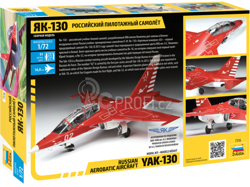 Zvezda Jakovlev Yak-130 (1:72)