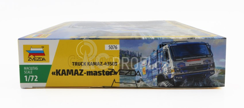 Zvezda Kamaz 43509 Truck N 303 Rally Silk Road 2022 Andrey Karginov - Andrey Mokeev 1:72 /