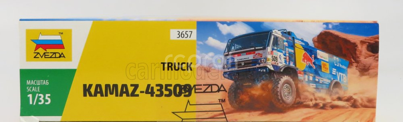 Zvezda Kamaz 43509 Truck N 509 Rally Dakar 2022 Andrey Karginov - Andrey Mokeev 1:35 /