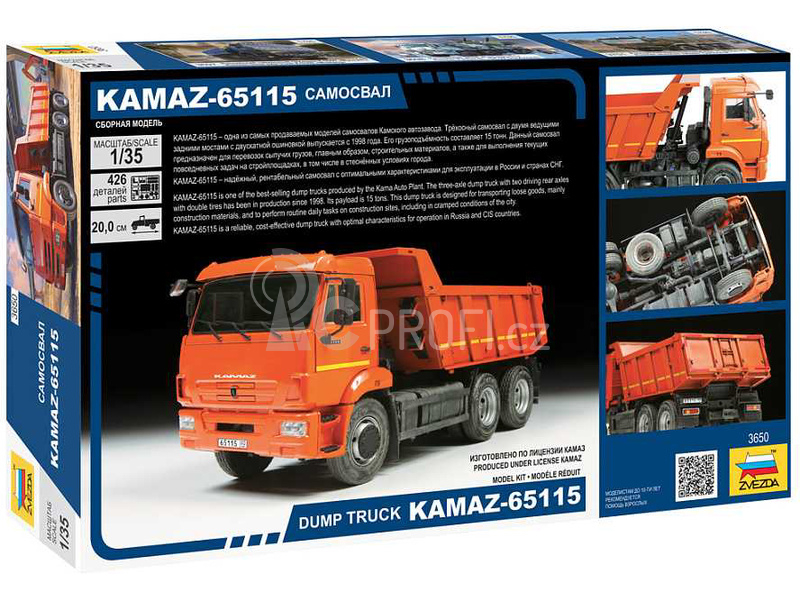 Zvezda Kamaz 65115 (1:35)