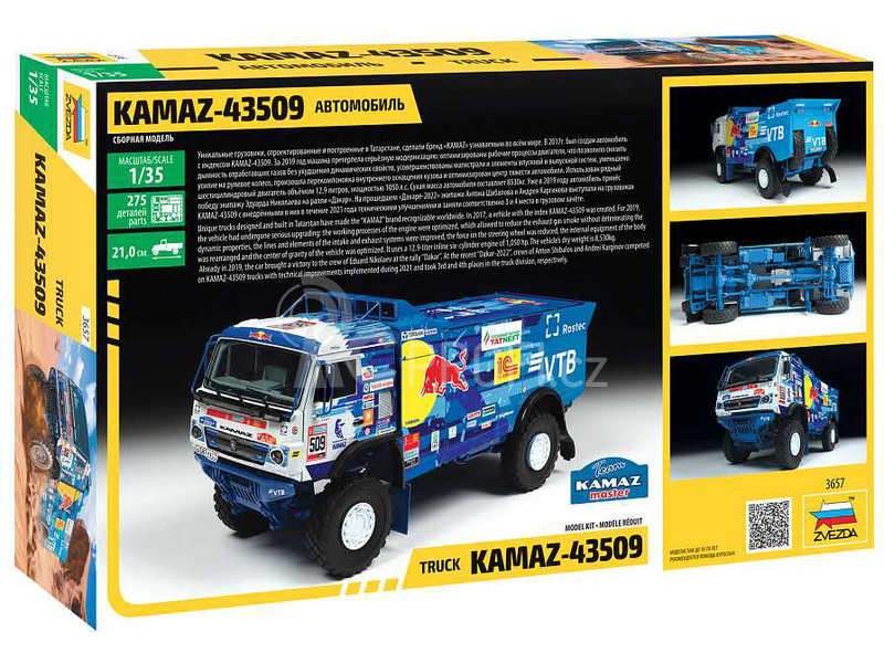 Zvezda Kamaz rallye truck (1:35)
