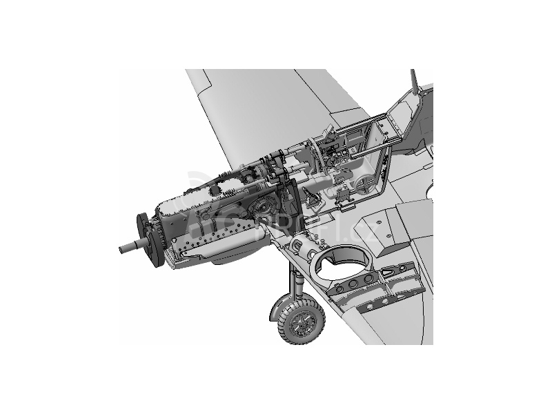 Zvezda letadlo Messerschmitt Bf-109 F2 (1:48)