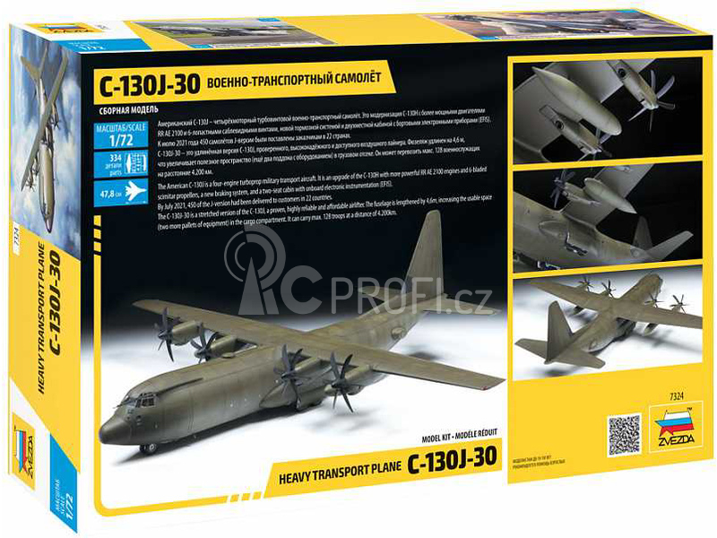 Zvezda Lockheed C-130 J-30 Super Hercules (1:72)