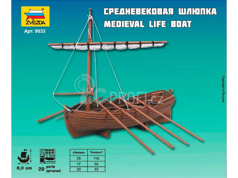 Zvezda Medieval Life Boat (1:72)