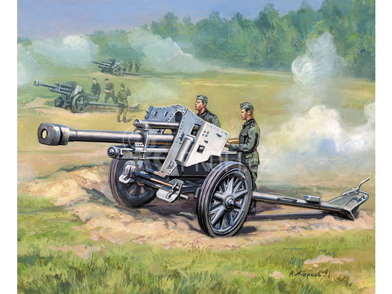 Zvezda německá houfnice leFH-18 (1:72)
