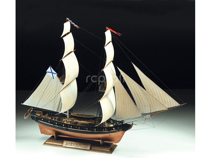 Zvezda Russian brig Merkurii 19. st. (1:100)