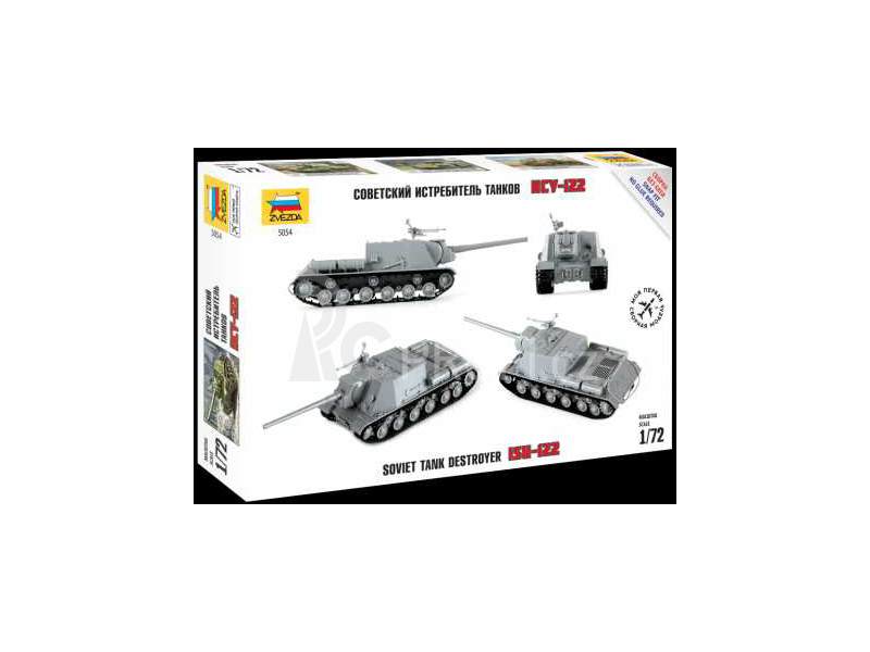 Zvezda samohybné dělo ISU-122 (1:72)