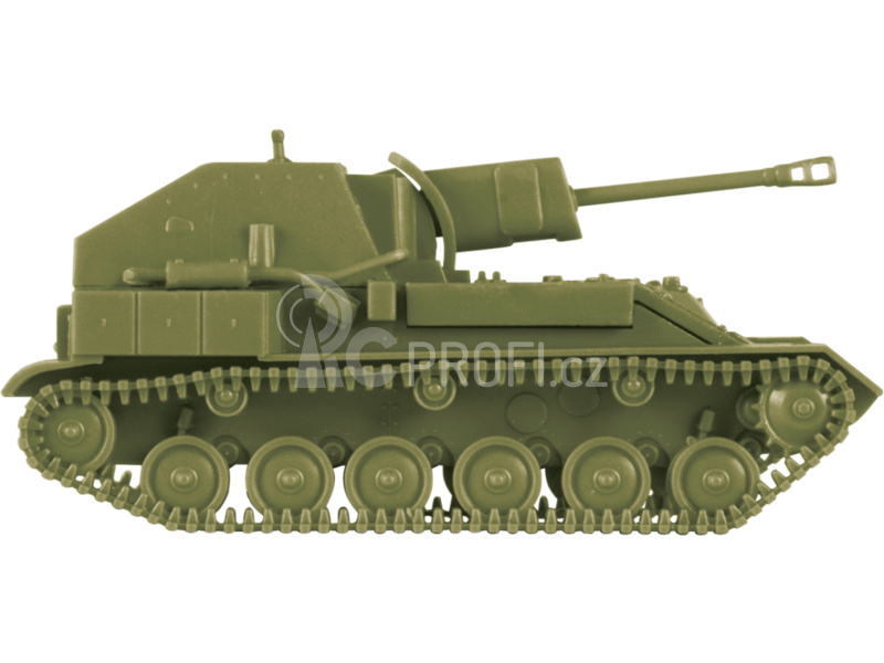 Zvezda samohybné dělo SU-76M (1:100)