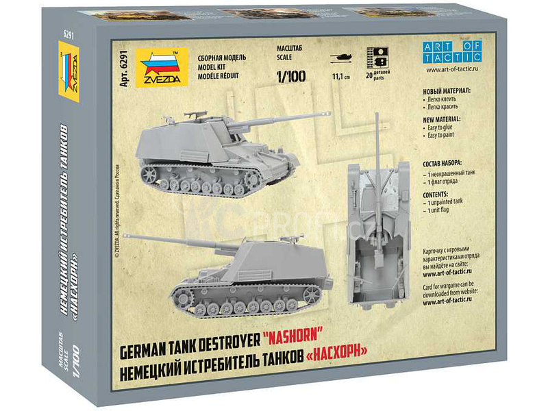 Zvezda Sd.Kfz.164 Nashorn (1:100)