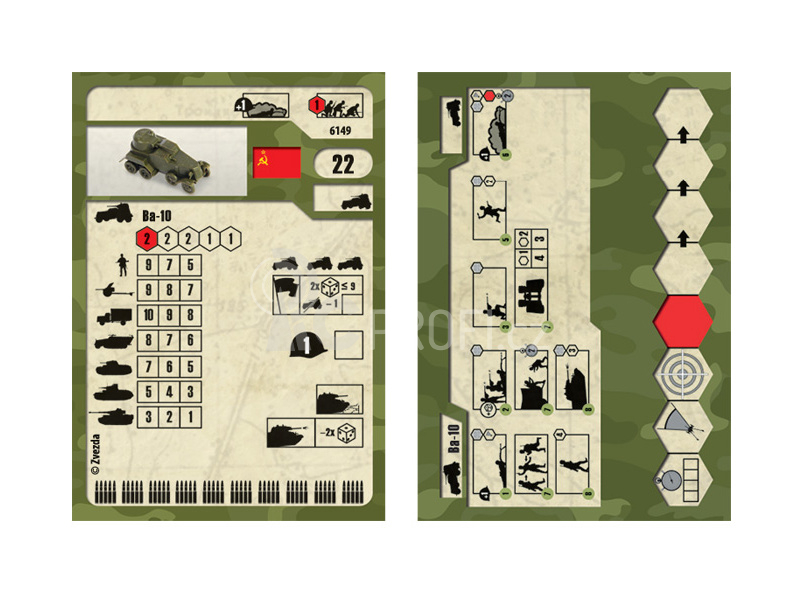 Zvezda Snap Kit - GAZ BA-10 (1:100)