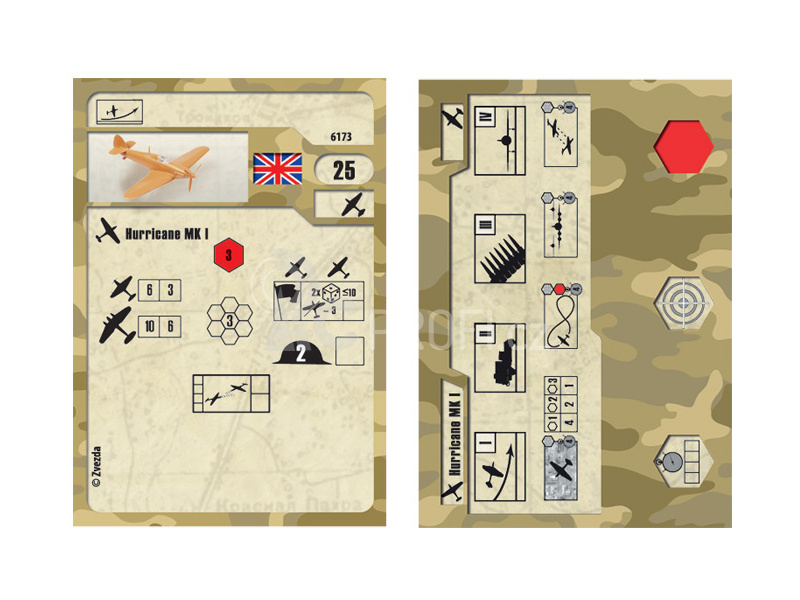 Zvezda Snap Kit - Hawker Hurricane Mk-1 (1:144)